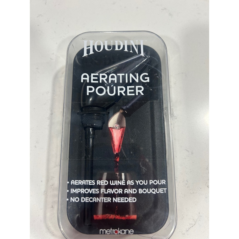 Houdini Aerating Pourer MetroKANE Wine‎ Red Wine Improvement Flavor Bouquet